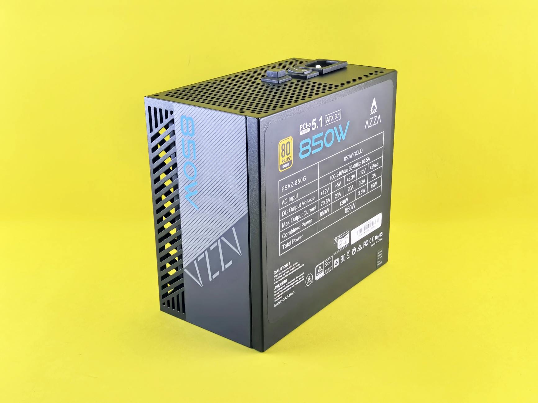 Zasilacz komputerowy 850W 80 Plus Gold do energooszczędnego PC
